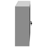 Tool Cabinet with Shelf Black and Grey 100 x 20 x 55 cm 4103471