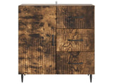 Sideboard Smoked Oak 66 x 34.5 x 89.5 cm Engineered Wood 894860