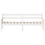 ZNTS Day Bed without Mattress White 80x200 cm Solid Wood Pine 842827