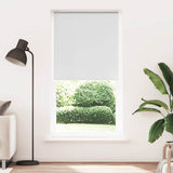 Roller Blind Blackout White 115x210 cm Fabric Width 110.7 cm Polyester 4011963