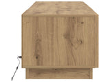 LED TV Cabinet Artisan Oak Engineered Wood 897794