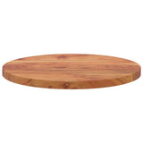 Table Top 60x2.5 cm Round Solid Wood Acacia 370050