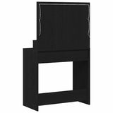 Dressing Table Black Oak 75.5 x 41 x 135 cm Engineered Wood 865110