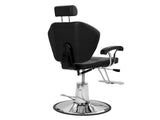 PVC leather cover, iron plated pedal, ABS armrest, 680 plated iron plate, with headrest, reclining 98046744