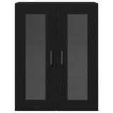 Highboard 2 pcs Black oak 69.5 x 34 x 180 cm Engineered Wood 3334351