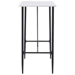 ZNTS Bar Table White 120x60x110 cm MDF 281547