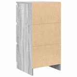 Sideboard Grey Sonoma 37.5x35x76 cm Engineered Wood 861729