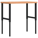 Workbench 100x60x cm Solid Wood Beech Rectangular 3309685