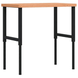 Workbench 100x60x cm Solid Wood Beech Rectangular 3309685