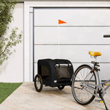 Pet Bike Trailer Black Oxford Fabric and Iron 93835