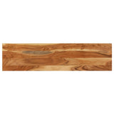 Console Table Brown Solid Acacia Wood, Powder-Coated Iron 120 cm 320821