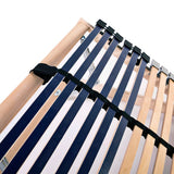 Slatted Bed Bases without Mattress 2 pcs with 42 Slats 90x200 cm 3051436