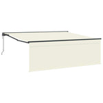 Retractable Awning Manual Cream 400 x 300 cm Fabric 3330494