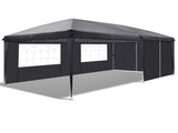 10'x20' Pop Up Canopy Tent, 210D Oxford Instant Folding Gazebo with 6 Removable Sidewalls & 4 44425821