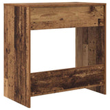 Desk with Drawer Old Wood 77.5 x 43 x 79 cm Engineered Wood 869520