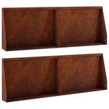 Retaining Wall 4 pcs 60 x 12 x 50 cm Weathering Steel Rusty 3449092