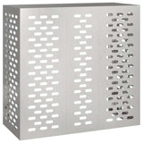 Air Conditioner Cover Silver 110 x 50 x 105 cm Stainless steel 865915