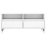TV Cabinet White 100x34.5x44.5 cm Engineered Wood 831228