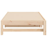 Pull-out Day Bed without Mattress 2x cm Solid Wood Pine 823414
