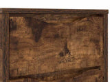 Bedside Table Smoked Oak 30.5 x 30 x 43 cm Engineered Wood 888807