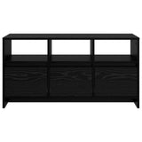 TV Cabinet 102 x 37.5 x 52.5 cm Black Oak Engineered Wood 8017360