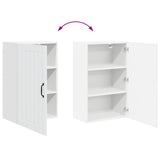 Wall Cabinet LUCCA White 50 x 31 x 80 cm Engineered Wood 885035
