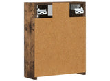 Bathroom Mirror Cabinet Smoked Oak 30 x 10.5 x 50 cm 889011