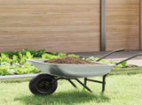 Wheelbarrow Tray Replacement Silver 80 x 60 x 25 cm 42007978