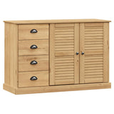 Sideboard with Drawers VIGO 113x40x75 cm Solid Wood Pine 353187