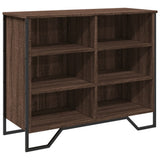 Sideboard Brown Oak 91x35.5x74.5 cm Engineered Wood 848553