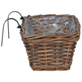 Hanging Planter Basket 2 pcs Brown 48 x 22 x 15 cm Lacak Rattan 42020968