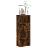 Bookcase Smoked Oak 40x24x102 cm Engineered Wood 860377