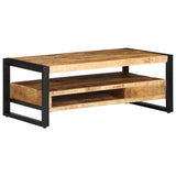 Coffee Table 90x50x36 cm Solid Rough Wood Mango 4013557