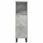 3 Piece Bathroom Furniture Set Concrete Grey Engineered Wood 3324957
