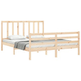 Bed Frame without Mattress 160x200 cm Solid Wood Pine 3193866