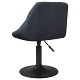 Swivel Dining Chairs 2 pcs Dark Grey Velvet 335328