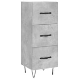 Sideboard Concrete Grey 34.5x34x90 cm Engineered Wood 828600
