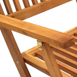 7 Piece Folding Outdoor Dining Set Solid Acacia Wood 43379