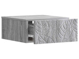 Wall-Mounted Side Table 2 pcs Grey Sonoma 34.5 x 33 x 20 cm 898778