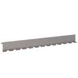 Lawn Edging 30 pcs 102 x 10 x 4 cm Steel Rusty 8008762
