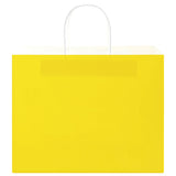 Paper Bags 250 pcs with Handles Yellow 32x22x24 cm 4101791