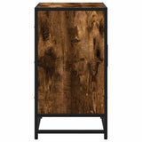 Bathroom Sink Cabinet Smoked Oak 65x33x60 cm Engineered Wood 849276