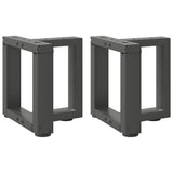 Coffee Table Legs T-Shaped 2 pcs Anthracite 30x25x cm Steel 4013002
