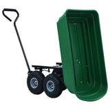 Garden Tipping Hand Cart 300 kg 75L Green 145507