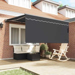 Retractable Awning Manual Grey and anthracite 300 x 250 cm 3329935