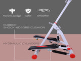 Stepper w/ Handle Hand Grip Workout Fitness Machine For Fitness Aerobic Exercise Home Gym Red T3398P349149