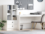Desk with Drawer 2 pcs White 3337369