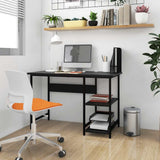 Computer Desk Black 105x50x72 cm MDF and Metal 20550