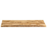 Table Top Live Edge 140x60x2.5 cm Solid Wood Rough Mango 370673