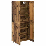 Highboard Old Wood 69.5 x 34 x 180 cm Engineered Wood 3415613